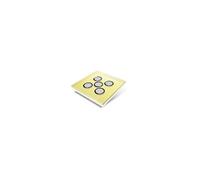 Edisio EFC-Y05 Jaune Plaque de recouvrement Crystal 5 Touches