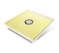 Edisio Plaque de recouvrementcrystal Jaune 1 touche