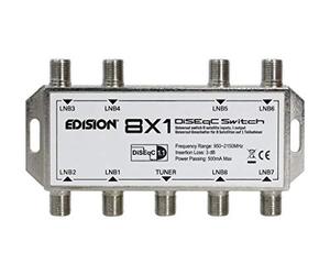 EDISION DISEQC 8x1, Commutateur DiSEqC 8/1, 8 sat to 1 stb
