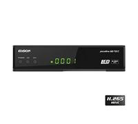 EDISION PICCOLLINO S2+T2/C, Récepteur combi DVB-S2/T2/C, H.265 HEVC, Full HD, USB, Noir
