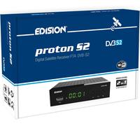 EDISION PROTON S2, DVB-S2 Full High Definition Free-¿o-Air récepteur satellite, WiFi support, Télécommande IR 2en1