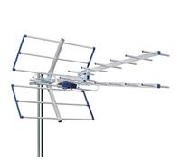 EDISION YAGI V 13db Antenne extérieure UHF 21-48 Terrestre, Filtre 5G LTE intégré, Réception TNT, Permet de recevoir Les signaux DVB-T/T2, Fréquences 470-694Mhz, Longueur 87cm, LTE700, Bleu