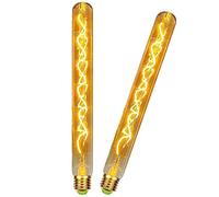 Edison Vintage LED ampoule E27, lampe murale dimmable 4w tube vintag, idéal pour Steampunk - 2 pièces