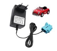 Editbar Chargeur 12 V pour voiture électrique Peg Perego - Bloc d'alimentation avec affichage LED - Compatible avec tracteur Ground Force, Polaris Outlaw, Citrus, John Deere Gator XUV, jouet de