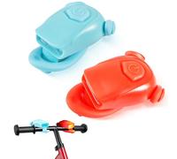 Editbar Lot de 2 lumières LED pour trottinette pour enfant avec 3 modes d'éclairage, étanchéité IP67, lumière pour sac à dos, poussette, lumière LED pour scooter, bâton de randonnée ou sac à dos