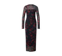 EDITED Robe 'Colleen' rouge / noir, Taille 36