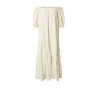 EDITED Robe d’été 'ALUNA' jaune pastel / blanc cassé, Taille 36