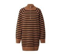 EDITED Robes en maille 'Marwa' marron / noir, Taille XS