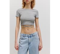 EDITED T-shirt 'River' gris, Taille M