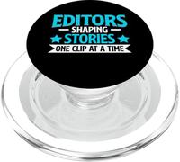 Éditeurs façonnant des Histoires Un Clip à la Fois éditeur vidéo PopSockets PopGrip pour MagSafe