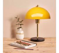 Edith lampe de table champignon jaune 38cm