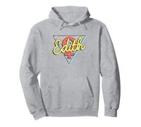 Edith Name Retro Triangle Cadeau personnalisé Sweat à Capuche