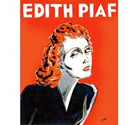 Edith Piaf Affiche Poster Reproduction - Format 50X70 cm Papier 300 GR-Vente du fichier numérique HD Possible Nous Consulter (Boutique : affichevintage.FR)