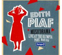 EDITH PIAF - CONCERT MUSICORAMA À L'OLYMPIA,1958 RED VINYL LP NEUF