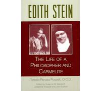 Edith Stein, STEIN, EDITH//THE COLLECTED WORKS OF EDITH STEIN Teresia de Spiritu Sancto (Auteur)