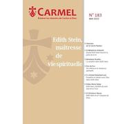 Collectif – Revue Carmel : Edith Stein, une maîtresse de vie spirituelle – Broché