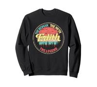 Edith The Woman The Myth The Legend Nom personnalisé Sweatshirt
