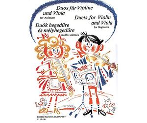 Editio Musica Budapest Duets for Violin and Viola for Beginners - Volume 1 EMB Series by Various