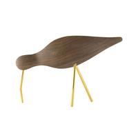 Édition anniversaire figure Shorebird noyer L LxWxH 22x6.5x14cm