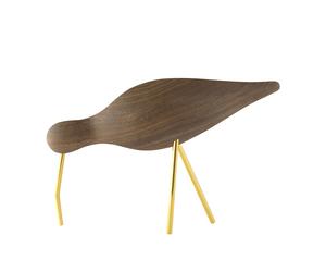 Édition anniversaire figure Shorebird noyer L LxWxH 22x6.5x14cm