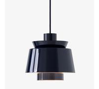 Édition anniversaire suspension Utzon JU1 black fabric cord/H x Ø 22x23cm