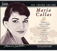 Edition Callas Vol. 3 : Rome 1957-1958 - Stuttgart 1959 - Londres 1959 - Interviews