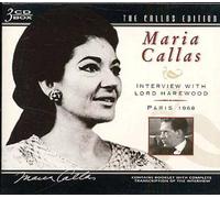 Edition Callas Vol. 6 : Extraits D'operas & Les Interviews Avec Lord Harewood - Paris 1968
