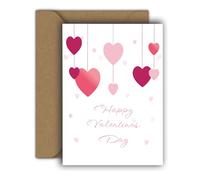 Edition Colibri Carte de Saint-Valentin pour elle et lui - Format A6 - Pliable - Avec enveloppe - Carte d'amour, anniversaire de mariage - Carte de Saint-Valentin - Carte de cœur