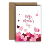Edition Colibri Carte de Saint-Valentin pour elle et lui - Format A6 - Pliante - Avec enveloppe - Carte d'amour, anniversaire de mariage - Carte de Saint-Valentin - Carte d'amour - Carte