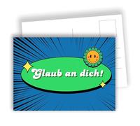 Edition Colibri Lot de 10 cartes postales de motivation - Croyez en vous - Format A6 - Verso pour écrire