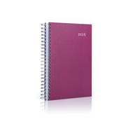 edition cumulus 2026 - Le grand calendrier DIN A4 - Noir - Reliure spirale - Une page par jour - Planificateur personnel et professionnel - Journal de bord - Organisation de bureau - Emploi du temps