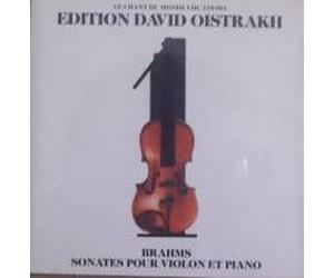 Edition David Oistrakh: Brahms Sonates Pour Violon Et Piano