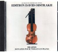 Edition David Oistrakh Johannes Brahms
