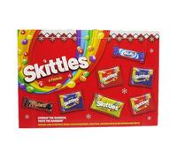 [Édition de Noël] Boîte de sélection Skittles & Friends - Cadeau de Noël - Profiter en famille - Pour les amateurs de quilles ou de bonbons