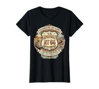 Édition du centenaire de la Route Mother Road 66 T-Shirt Graphique avec Valeur, Femme, Noir, M