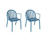 Édition exclusive set de 2 chaises de jardin avec accoudoirs Fred's WxHxD 60x80,5x59,6cm