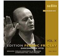 Gioconda De Vito – J. Brahms : Éd. Ferenc Fricsay (X) – Concerto pour violon & Symphonie n°2 – NAXOS