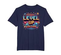 Édition Level Up : Célébration de la réussite du Joueur T-Shirt, Homme Grandes Tailles, Bleu Marine, 2X Tall