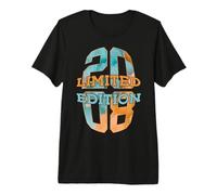 Édition limitée 18 Ans 2008 18e Anniversaire T-Shirt Haut de Gamme