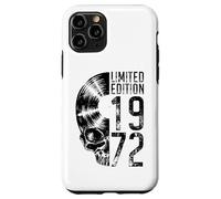 Édition limitée 1972 Vintage Vinyl Lover Gothic Skull Coque pour iPhone 11 Pro
