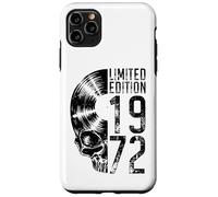 Édition limitée 1972 Vintage Vinyl Lover Gothic Skull Coque pour iPhone 11 Pro Max