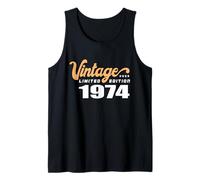Édition limitée 1974 Anniversaire 1974 Né en 1974 Débardeur