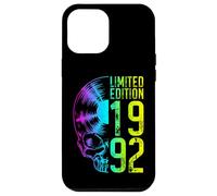 Édition limitée 1992 Vintage Vinyl Lover Gothic Skull Coque pour iPhone 12 Pro Max