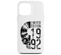 Édition limitée 1992 Vintage Vinyl Lover Gothic Skull Coque pour iPhone 13 Pro Max