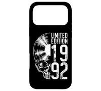 Édition limitée 1992 Vintage Vinyl Lover Gothic Skull Coque pour iPhone 17 Pro Max