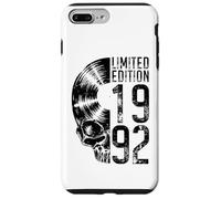 Édition limitée 1992 Vintage Vinyl Lover Gothic Skull Coque pour iPhone 7 Plus/8 Plus