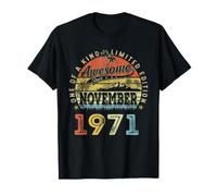 Édition limitée 55 Ans 1971 One of a Kind November 55th Birthday T-Shirt