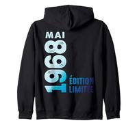 Édition Limitée Mai 1968 Cadeau D'anniversaire 1968 Sweat à Capuche