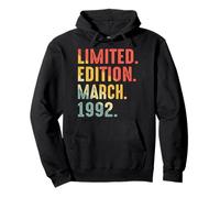 Édition limitée Mars 1992 Anniversaire Sweat à Capuche