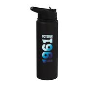 Édition limitée Octobre 1961 Anniversaire 1961 Stainless Steel Insulated Water Bottle